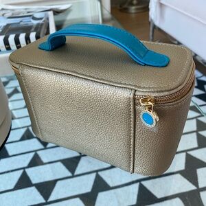 BVLGARI Travel Amenities Case Pouch Genuine Leather First Class Emirates